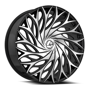 AZARA | AZA-525 22x9.5 ET15 - Gloss Black Machined