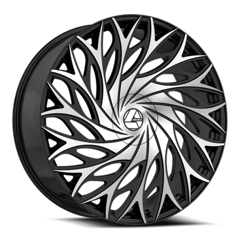AZARA | AZA-525 22x8.5 ET38 - Gloss Black Machined