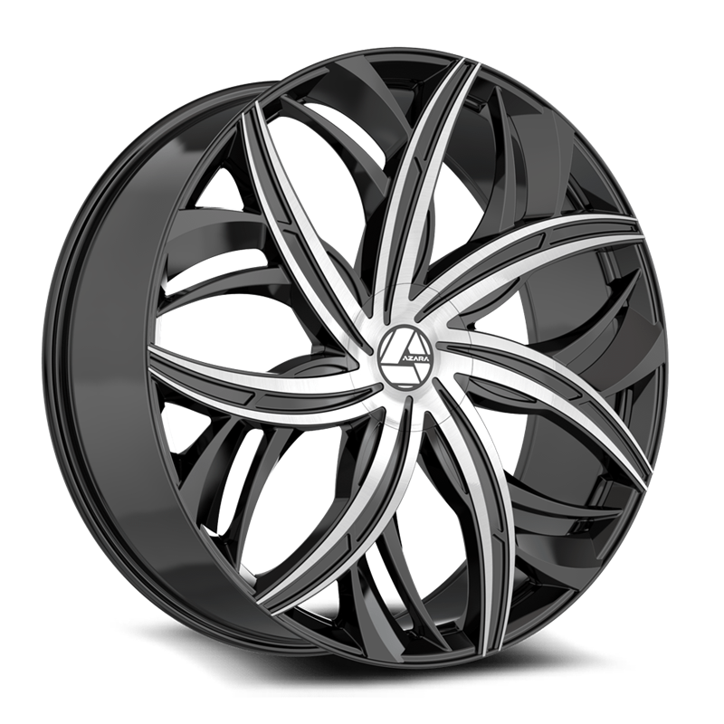 AZARA | AZA-541 20x8.5 ET35 - Gloss Black Machined