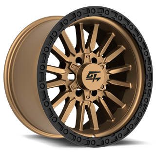 GT OFFROAD | CHAMBER 20x9 ET12 - Matte Bronze Centre / Black Lip