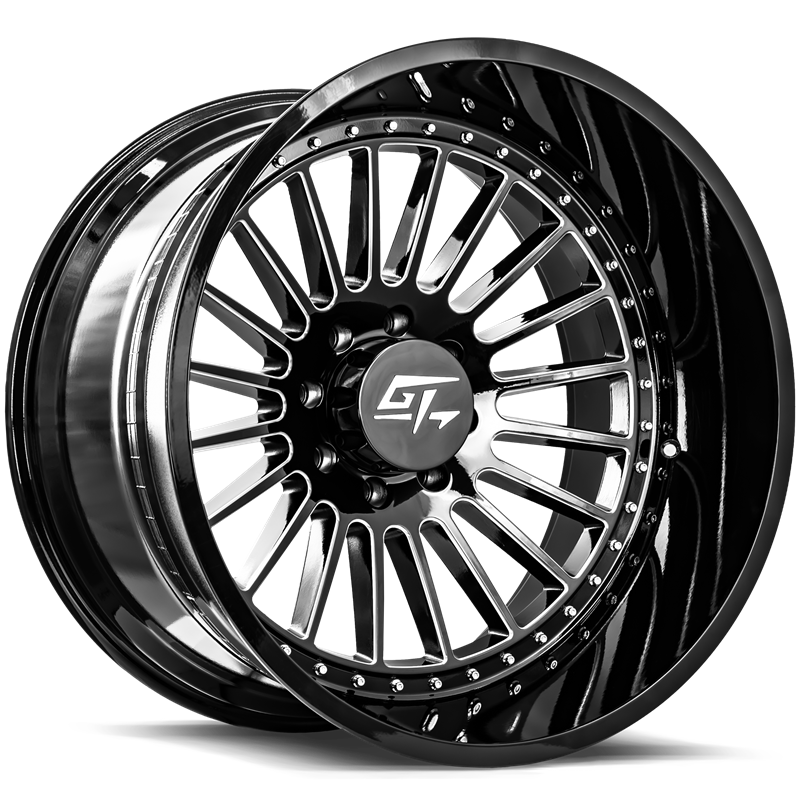 GT OFFROAD | STRIKE 26x12 ET-44 - Gloss Black Milled