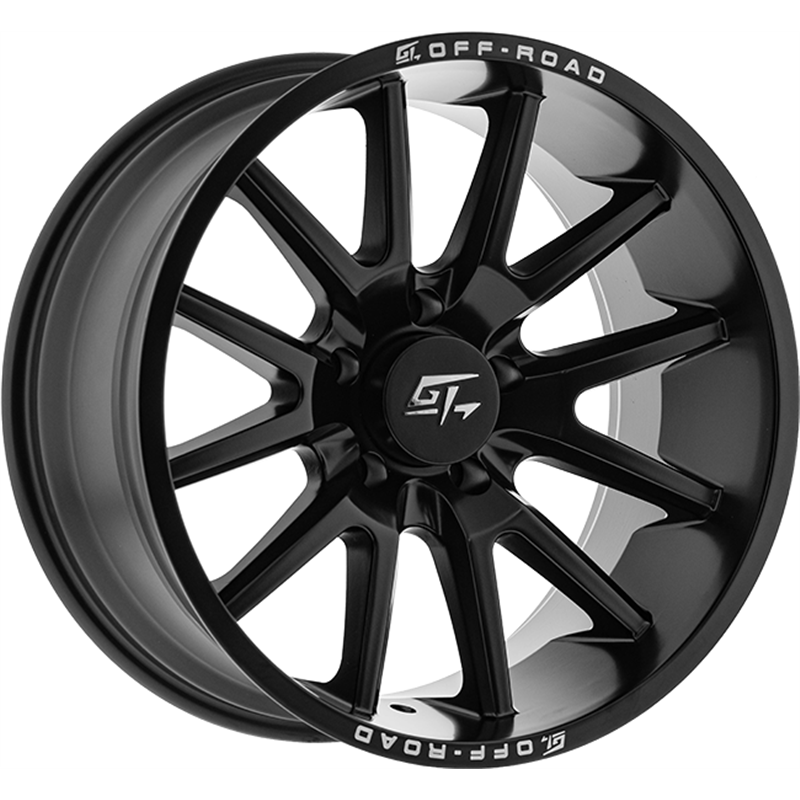 GT OFFROAD | RAID 24x14 ET-76 - Matte Black
