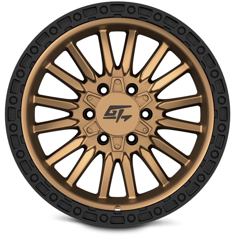 GT OFFROAD | CHAMBER 18x12 ET-44 - Black Ring / Matte Bronze Centre