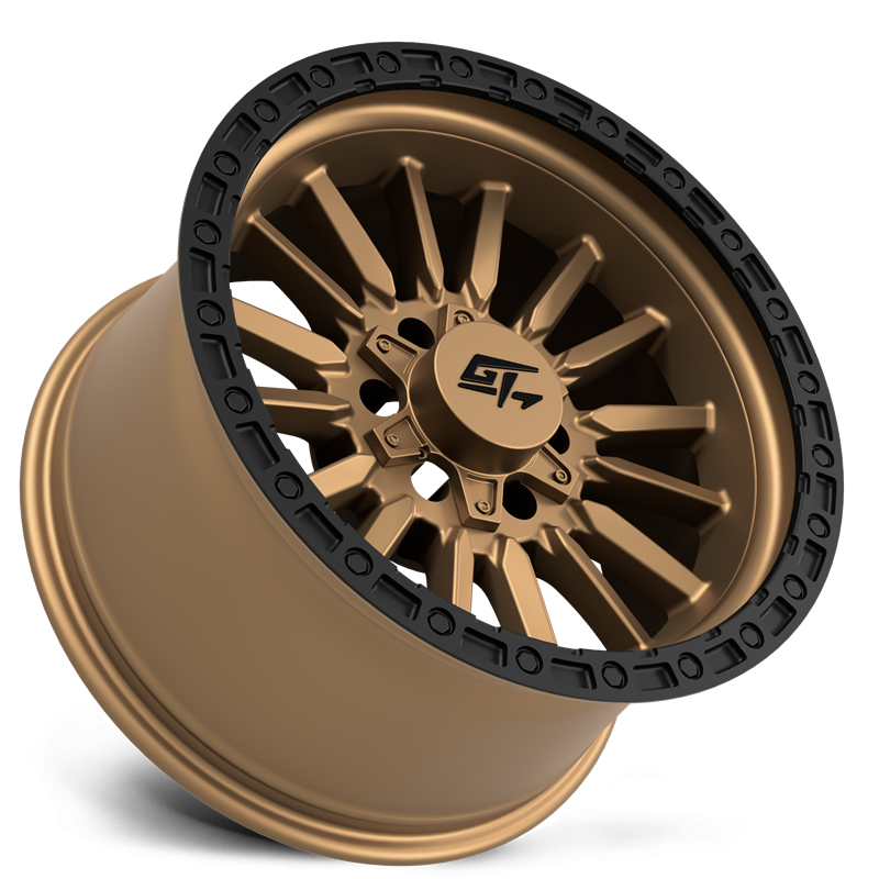 GT OFFROAD | CHAMBER 18x12 ET-44 - Black Ring / Matte Bronze Centre