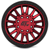 GT OFFROAD | CHAMBER 18x10 ET-18 - Black Ring / Anodized Red Centre