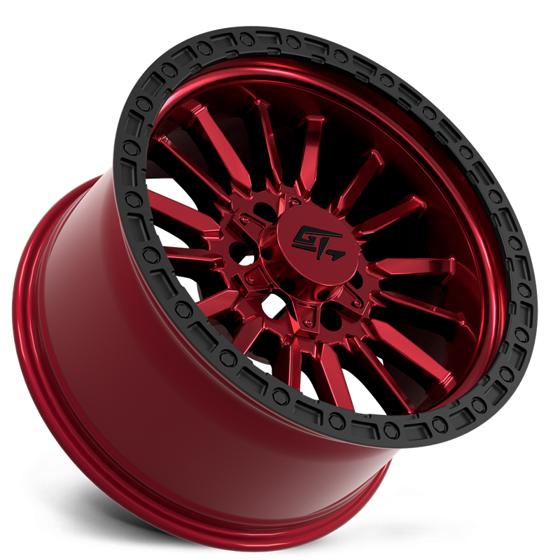 GT OFFROAD | CHAMBER 18x10 ET-18 - Black Ring / Anodized Red Centre