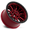 GT OFFROAD | CHAMBER 17x10 ET-18 - Black Ring / Anodized Red Centre