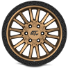 GT OFFROAD | CHAMBER 20x12 ET-44 - Black Ring / Matte Bronze Centre