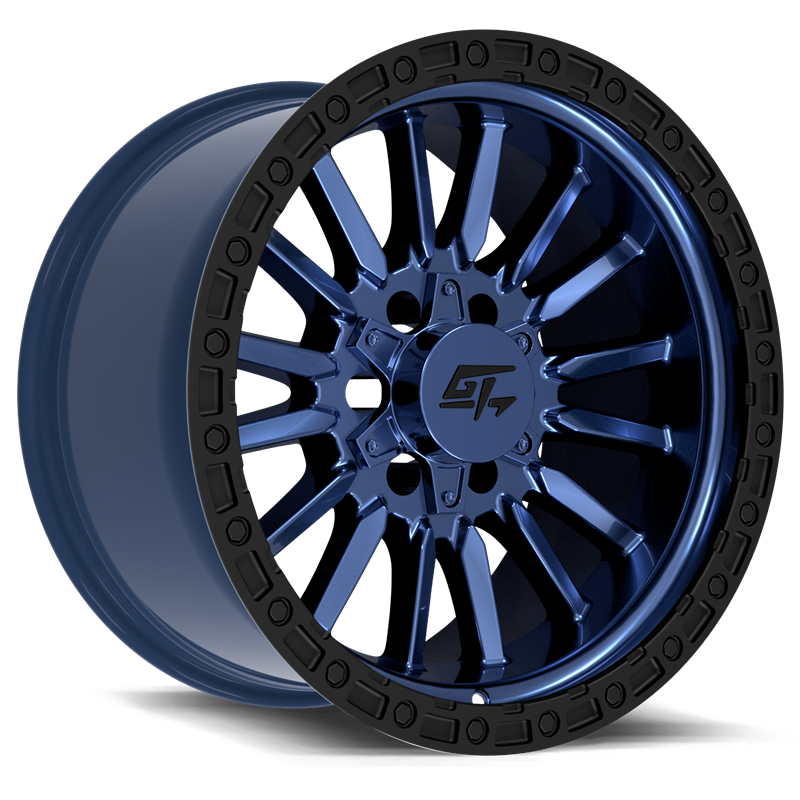 GT OFFROAD | CHAMBER 17x10 ET-18 - Black Ring / Midnight Blue Centre