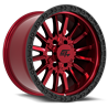GT OFFROAD | CHAMBER 18x10 ET-18 - Black Ring / Anodized Red Centre