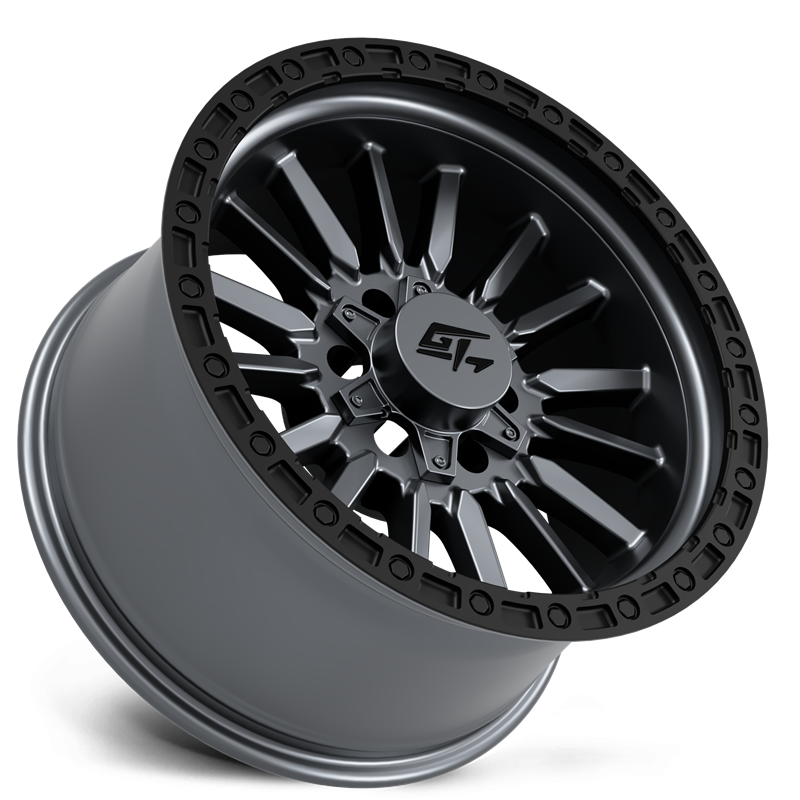 GT OFFROAD | CHAMBER 18x12 ET-44 - Black Ring / Matte Gunmetal Centre
