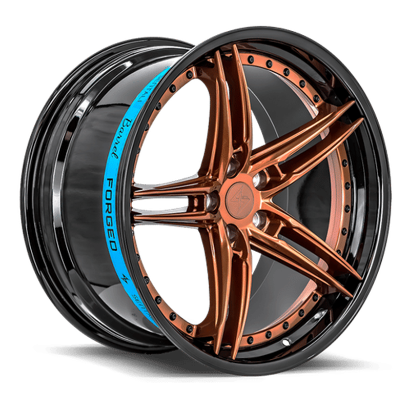 SENTALI BARREL | SB3 19x8.5 ET35 - Gloss Black Lip / Gloss Bronze Centre