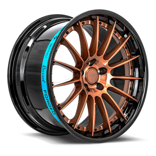 SENTALI BARREL | SB2 22x10.5 ET28 - Gloss Black Lip / Gloss Bronze Centre