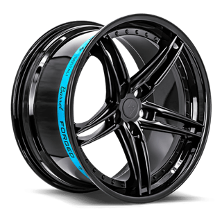 SENTALI BARREL | SB3 20x10.5 ET40 - Gloss Black Lip / Matte Black Centre