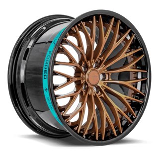 SENTALI BARREL | SB1 22x9.5 ET15 - Gloss Black Lip / Gloss Bronze Centre