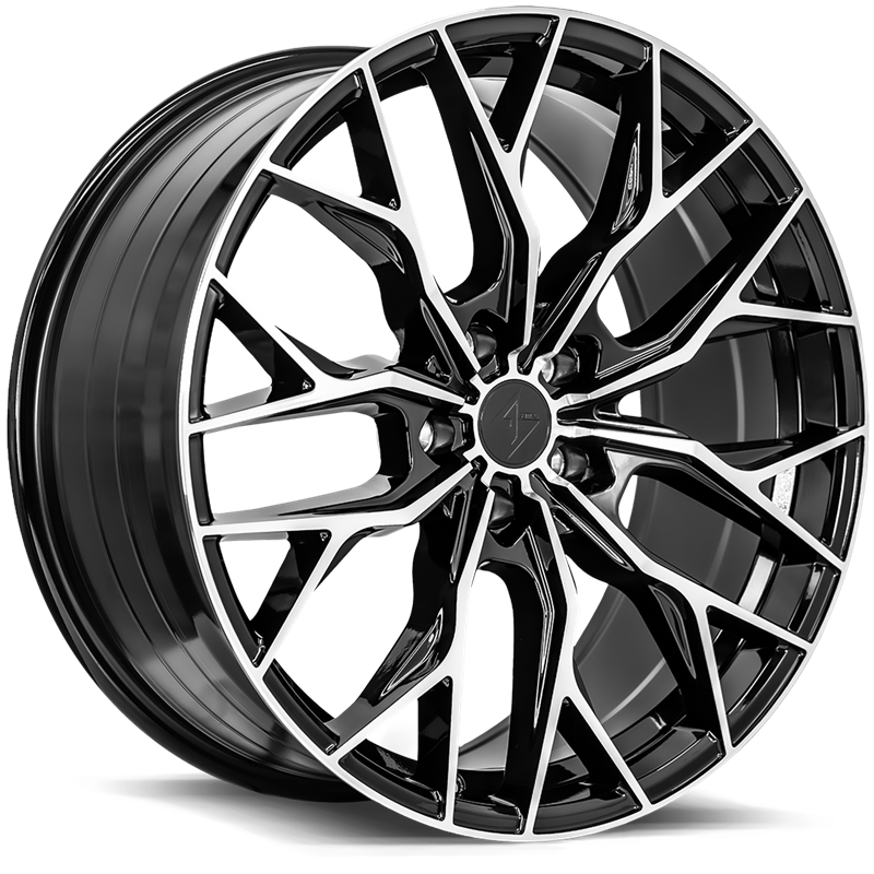 SENTALI STREET | SS2 19x8.5 ET35 - Gloss Black Machined Face