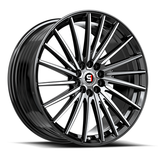 SPEC-1 RACING | SP-68 18x8 ET38 - Gloss Black Machined