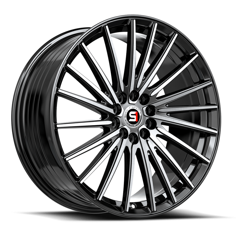 SPEC-1 RACING | SP-68 18x8 ET38 - Gloss Black Machined