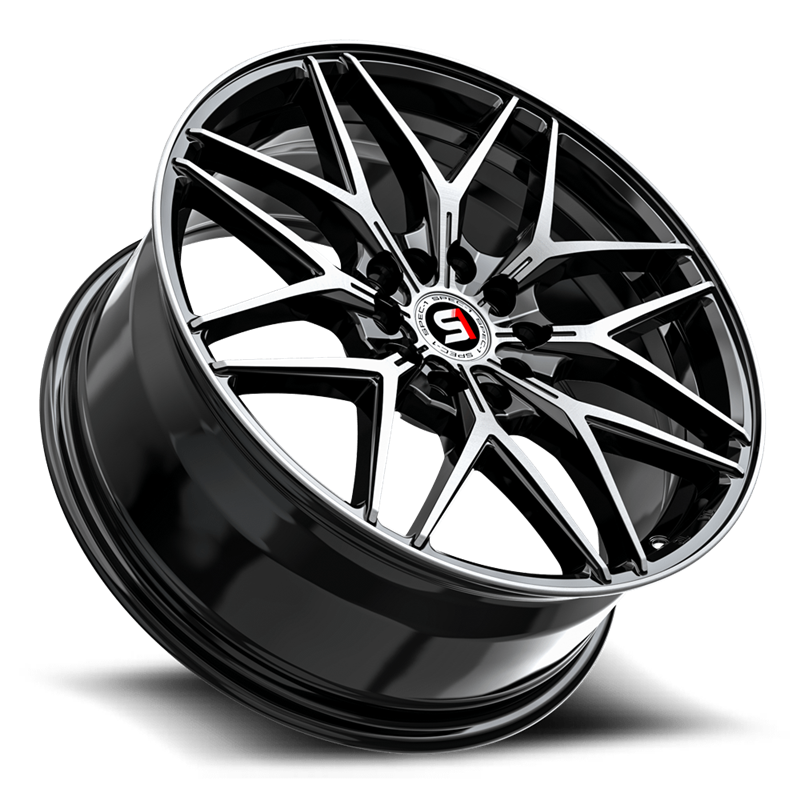 SPEC-1 RACING | SP-60 17x7.5 ET42 - Gloss Black & Machined