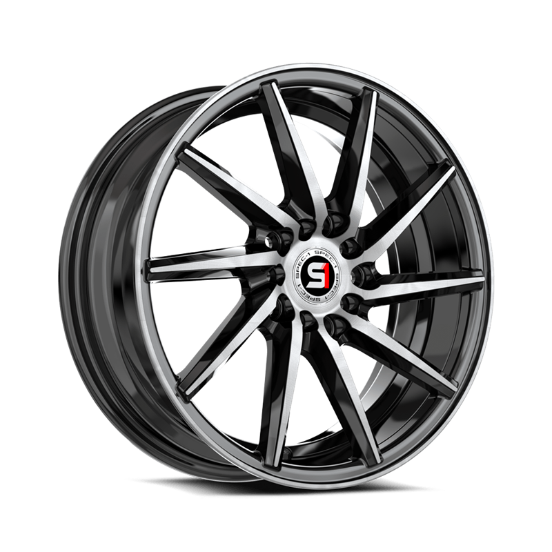 SPEC-1 RACING | SP-74 16x6 ET35 - Gloss Black & Machined