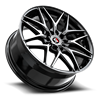 SPEC-1 RACING | SP-60 18x8 ET38 - Gloss Black & Machined