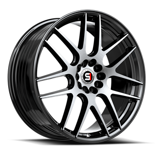 SPEC-1 RACING | SP-65 17x8 ET42 - Gloss Black Machined