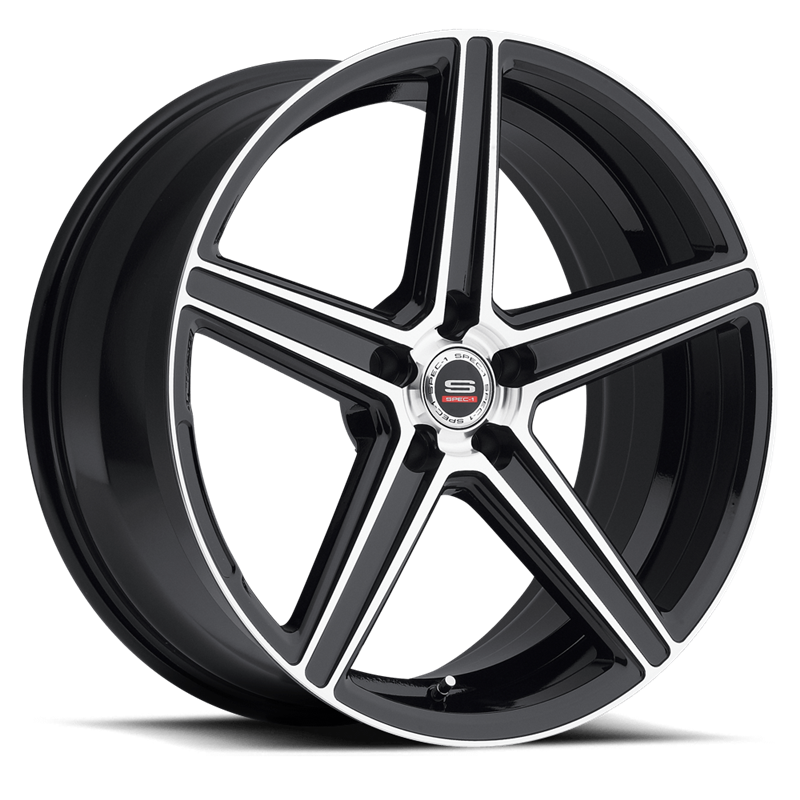 SPEC-1 RACING | SP-8 18x8.5 ET35 - Gloss Black Machined