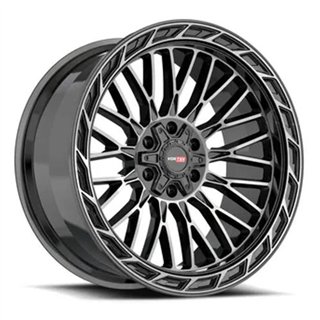 VORTEK | VRP-502 20x9 ET12 - Black Diamond Cut W/ Dark Tint