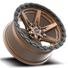 VORTEK | VRT-602 17x9 ET0 - Matte Bronze With Black Bead Ring