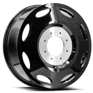 XF OFFROAD | DUALLY INNER-GB 26x8.25 ET100 - Gloss Black Dually