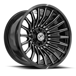 XF OFFROAD | XF-231 20x10 ET-12 - Gloss Black Milled