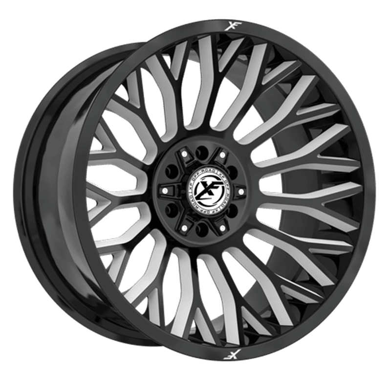 XF OFFROAD | XF-237 20x9 ET12 - Gloss Black Milled