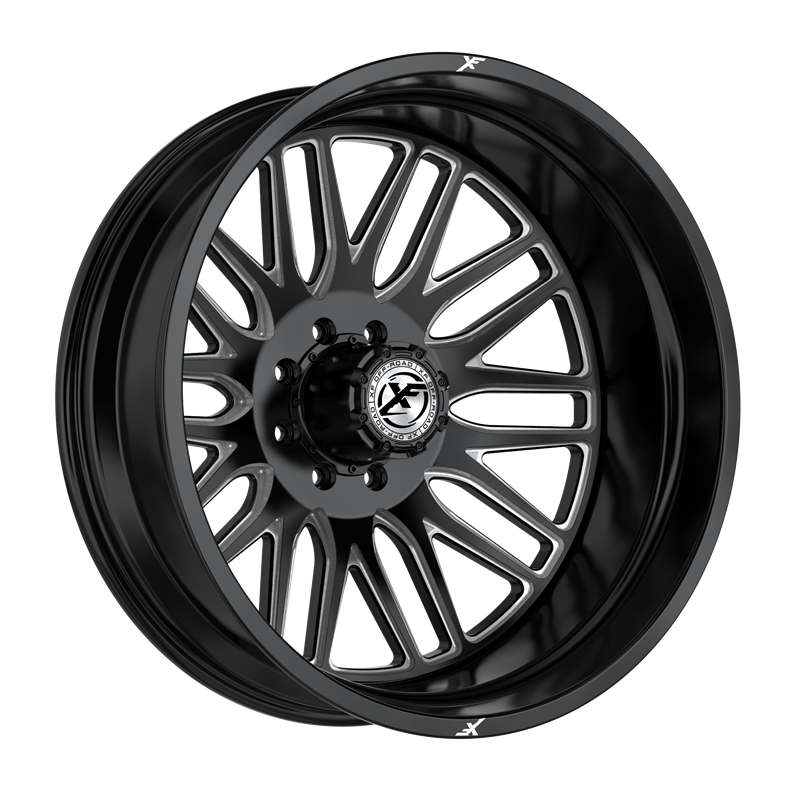 XF OFFROAD | XF-240 22x10 ET-24 - Gloss Black Milled