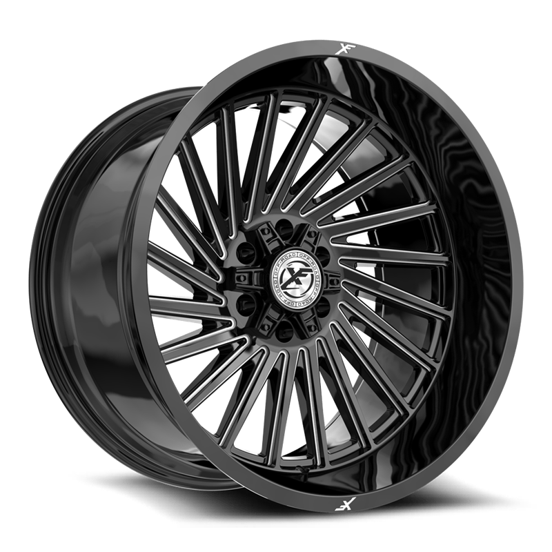 XF OFFROAD | XF-239 20x9 ET12 - Gloss Black Milled