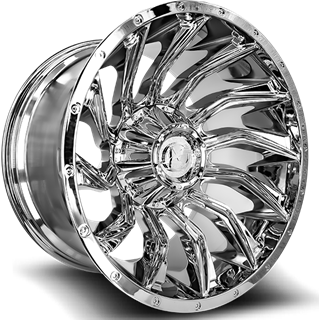 XF OFFROAD | XF-224 22x12 ET-44 - Chrome