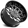 SENTALI BARREL FORGED XTREME | BFX5 24x12 ET-44 - Gloss Black Lip / Chrome Centre