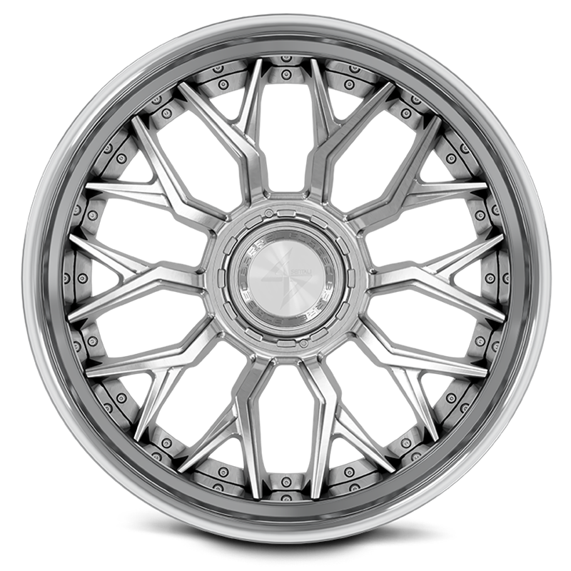 SENTALI BARREL FORGED XTREME | BFX2 24x12 ET-44 - Polished Lip / Brushed Centre