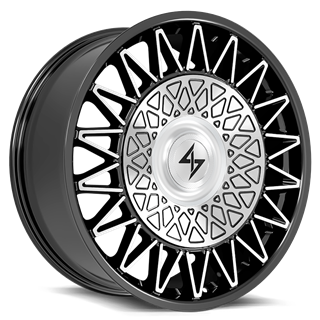 SENTALI LUXX | CROWN 24x10 ET20 - Gloss Black Machined