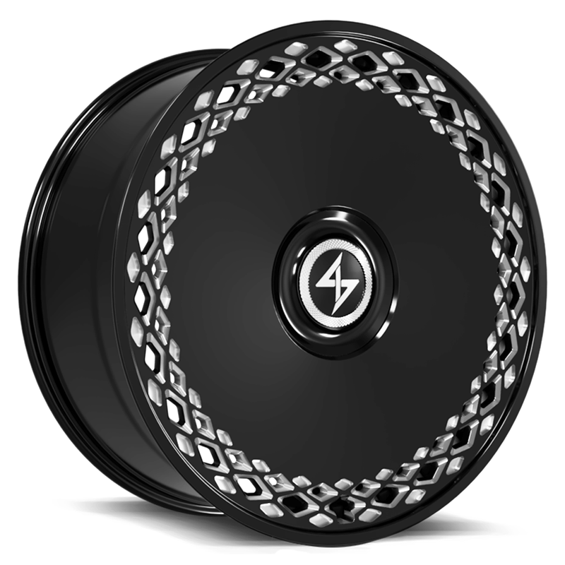 SENTALI LUXX | CORAL REEF 22x10.5 ET35 - Gloss Black Milled