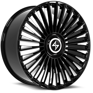 SENTALI LUXX | TURBINE 24x10 ET20 - Gloss Black Milled Tips