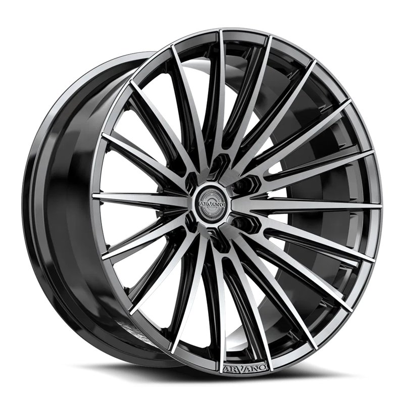 ARVANO | ART-2 22x9.5 ET18 - Gloss Black & Brushed Double Dark Tint