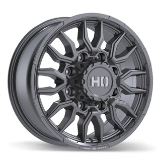 Fast HD | Grit 18x8.5 ET40 - Gunmétal satiné avec fraisage