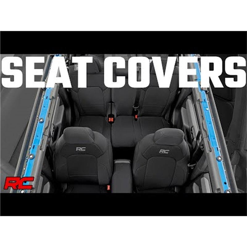 Rough Country | Seat Cover Set - Bronco 2.3T / 2.7T 2021-2022