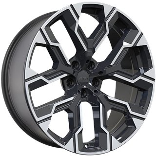 ART Replica | REPLICA 400 20x9.0 ET26 - Gloss Black - Machined Face