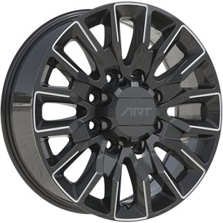 ART Replica | REPLICA 414 20x8.5 ET15 - Gloss Black - Milled Edge