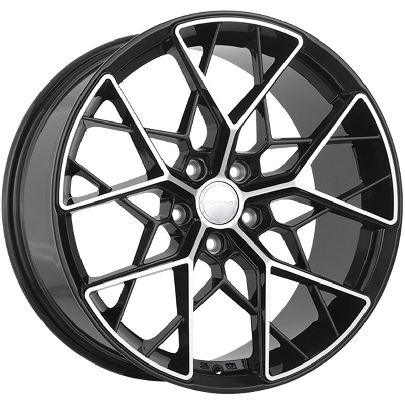 Ruffino | CORSA 16x7.0 ET40 - Gloss Black - Machined Face