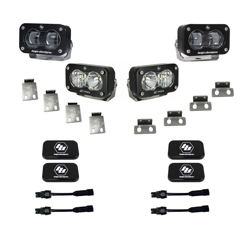 Baja Designs | S2 SAE/S2 Pro Fog Pocket Kit - Bronco / F-150 2021-2025