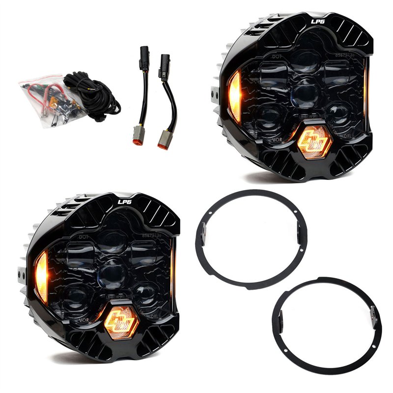 Baja Designs | DOT LP6 LED Headlight Kit - Wrangler (JK) 3.6L / 3.8L 2007-2018