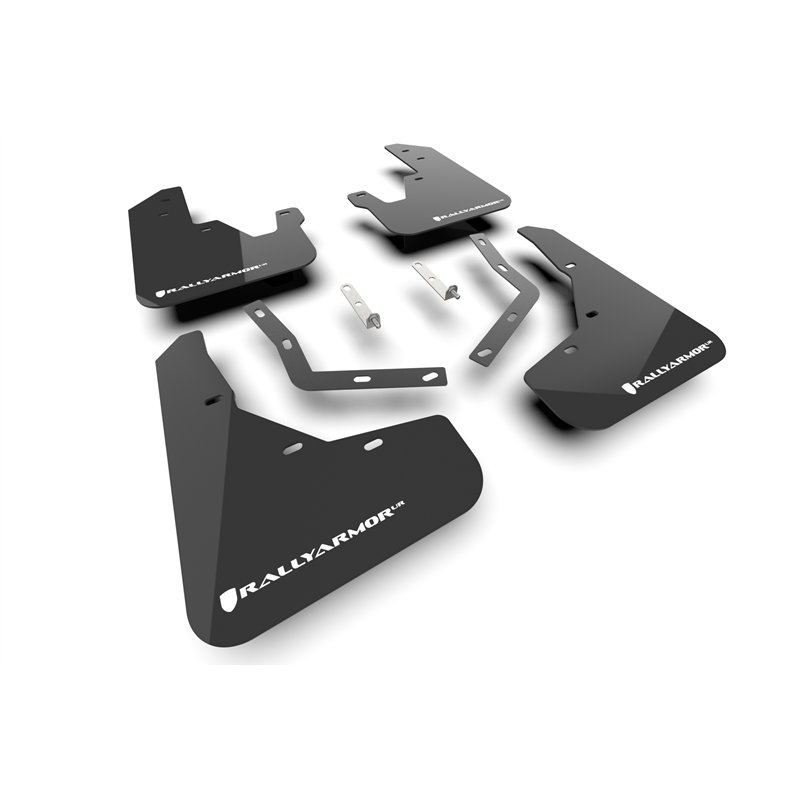 RallyArmor | Black UR Mud Flap White Logo - CR-V 2023-2026