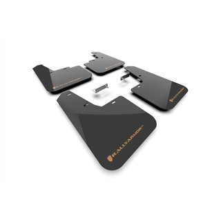 RallyArmor | Black UR Mud Flap Wild Orange Logo - Outback / Wilderness 2026 RallyArmor Mud Flaps